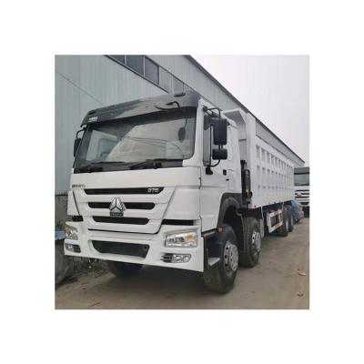 China Cloth quality assurance Sinotruk Howo 8x4 drive wheel 371--450hp used dump truck for sale