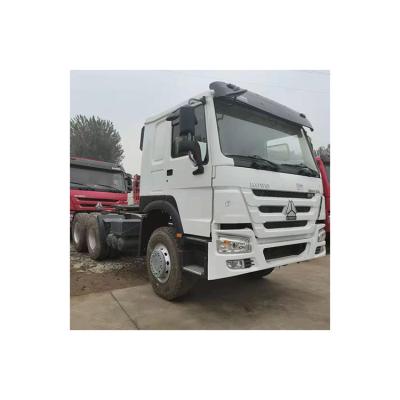 China Transport 20ft 40ft Container Sinotruck 6X4 6x2 6x6 Howo Used 371 420 Hp Bare Diesel Engine Tractor Trailer Truck Head Truck 336 Packing Wheel Color Gross Cab for sale