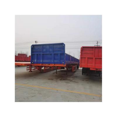 China Truck Trailer Semi Trailer Factory Trailer Flat Bed Trailer Exclusive Semi Trailer for sale