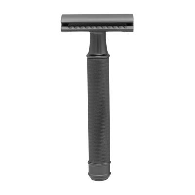 China Premium Single Blade Single Blade Brass Safety Razor With Heavy Duty Short Brass Handle for sale