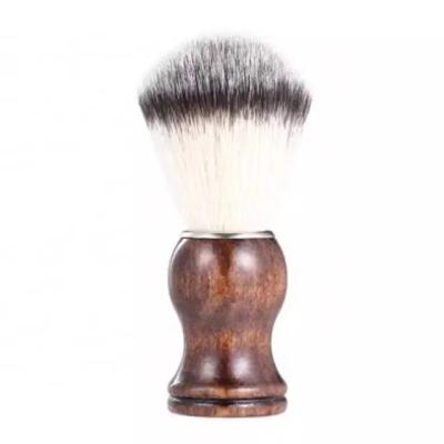 China Shaving Brush Cheap Price Eco-friendly Synthetic Wooden Shaving Brush For Shaving Cream for sale