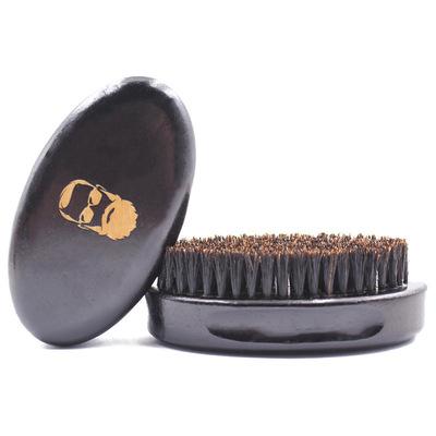 China 2021 Waterproof New Vintage Boar Bristle Brush Hot Selling Natural Wooden Black Beard For Men for sale