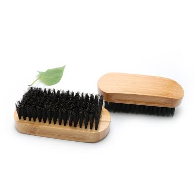 China Hot Selling Waterproof Ready To Ship Square Cheap Synthetic Beard Vegan Bamboo Wave Brush for sale