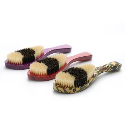 China Wholesale 2 Colors Waterproof Boar Straighten Custom Logo Mens Hair Wave Brush 360 Curved for sale