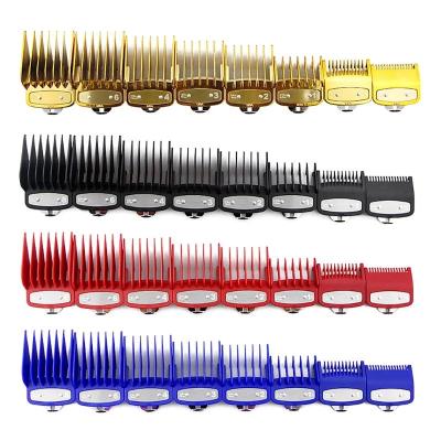 China Home Guard Salon Barber 8 Size Colorful Premium Hair Clipper Limited Comb Replacement For All Clipper for sale