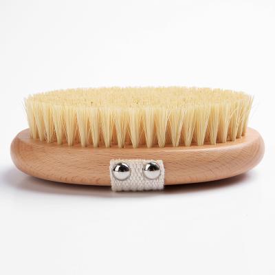 China All Natural Handmade Natural Skin Exfoliation Sisal Stiffens Wooden Bath Body Brush Without Handle for sale