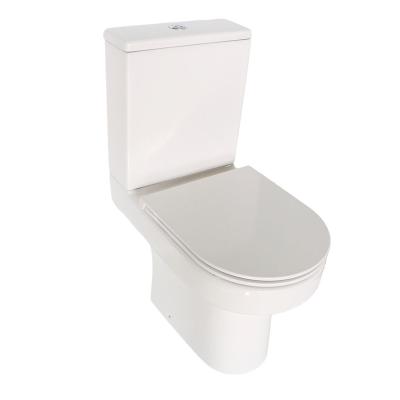 China China Automatic Smart Portable Urinal Portable Wall Hanging Vortex Siphon China WC Hidden Paper Two-Piece Toilet Bowl for sale