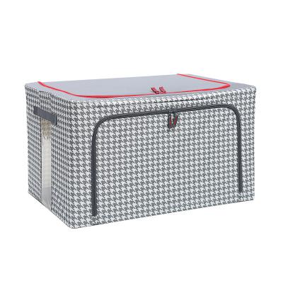 China Personalized Customization Extra Large Wardrobe Storage Box Collapsible Storage Box Moving Bag Fantastic Clothing Storage Box for sale