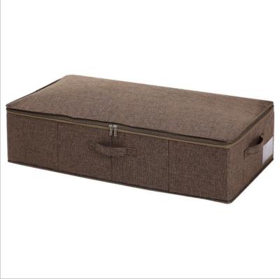 China Low Price Modern Customization Oxford Cloth Quilt Storage Box Multicolor Cloth Home Clothing Storage Box for sale