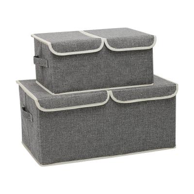 China Modern Rushed Stainless Steel Clothing Cotton And Linen Fabric Foldable Washable Wardrobe Clothes Organizers for sale