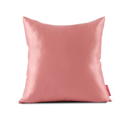 China Wholesale Anti-pilling Living Room Sofa Pillow Cases Cushion Cover Throw Pillowcase Plain Color Light Luxury High Density Chain Smooth for sale