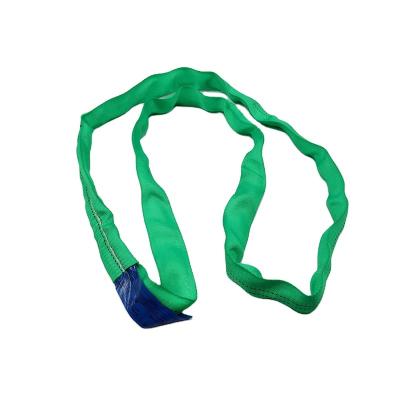 China Newest Custom Goods Rope Lifting Orig Pitch 2 Ton Green Round Sling Soft Round Sling For Sale for sale