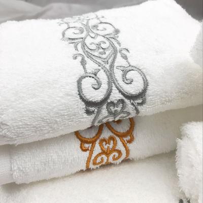 China Wholesale Account Viable 100% Cotton Polyester Fiber Cotton Single Yarn Hotel Hotel White Color Bath Sports Towels Set Kitchen Hand Towel for sale