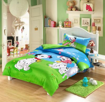 China 100% Cotton Twill Printing Children Bedding Set China Supplier Wholesale Cartoon Bed Sheets for sale