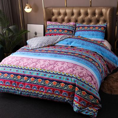 China Three Piece Bedding Set Factory Price Bedding Set Full Queen King Size Duvet Cover Bohemian Twin Pillow Cover Wholesale Nondisposable for sale