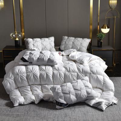 China Home Wholesale Custom Made Luxury Winter Warm Duvet Morden Duck Goose Polypropylene Fiber Cotton Set 7 Piece Cotton Wedding Bedding Set for sale