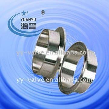 China Stainless Steel sanitary food grade SMS DIN 3A standard SS304 SS316L pipe clamp ferrule length 12.7 21.5 28.6 or as customer request for sale