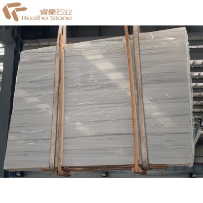 China Cloud white marble slab polished suit for wall and floor for sale