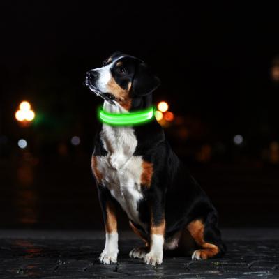 China Wholesale Pet Supplies Good Quality Diy Electric Eco Friendly Pet Lights Usb Led Dog Collar for sale