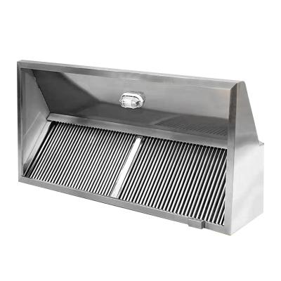 China Wall Mounted Hood Exhaust Hood Price Commercial Hotel Chain Hotel Kitchen Stainless Steel for sale