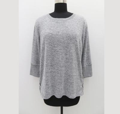 China USA Solid Casual Ladies In-Stock Knitwear Stretched Knitwear Women Winter Surplus Stock Clearance for sale