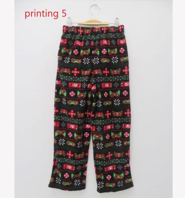 China Running thermal clothing night fleece sleep pants for boys sleep room sleep wear overflow stocklots overproduction for sale