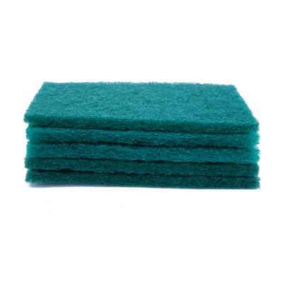 China Sustainable Polyester Green Non-Scratch Hot Sale Manufacturer Effective Scouring Pad for sale