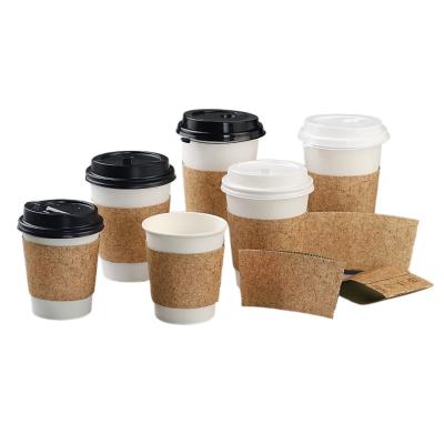 China Recyclable Custom printed logo disposable recycle 6oz 8oz 9oz 10oz 14 oz 16oz double ripple wall hot stamping coffee paper cups with lid for sale