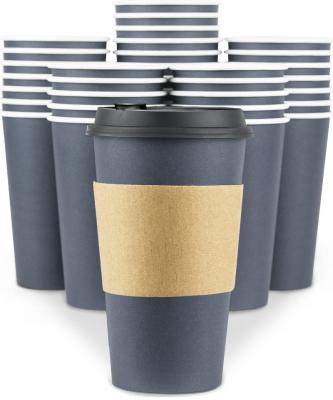 China Recyclable Best quality promotional biodegradable disposable paper coffee cup espresso for sale