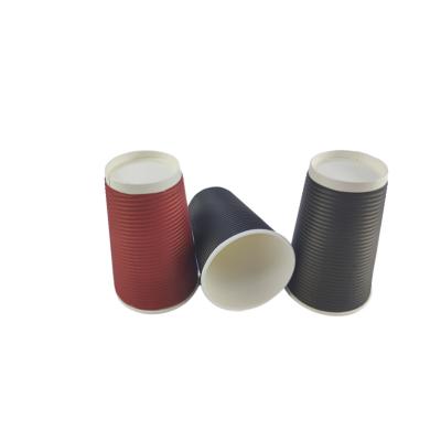 China Disposable Factory new products 8oz 12oz 16oz 24oz hot drinks disposable custom logo coffee double wall paper cup for sale