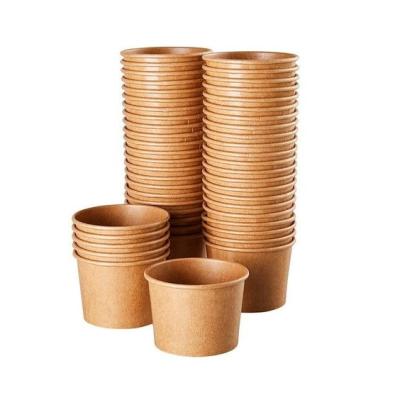 China Recycled Materials Disposable  ice cream paper coffee cups for sale