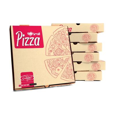 China Recyclable 2023 Hot Sale Cheap Custom Corrugated Cardboard Pizza Packaging Boxes Price Supplier for sale