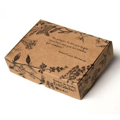 China Recycled Materials Cheap Custom Logo brown paper box  for packaging for clothes for sale