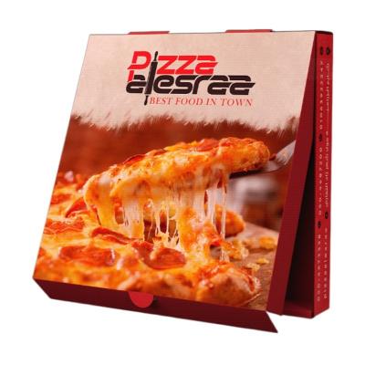 China Recycled Materials 2023 New Design Cheap Custom Corrugated Cardboard Pizza Packaging Boxes Price Supplier for sale