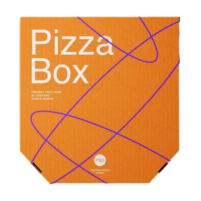 China Recycled Materials Wholesale High Quality Corrugated Paper Pizza Boxes With Logo 10 12 14 16 Inch for sale