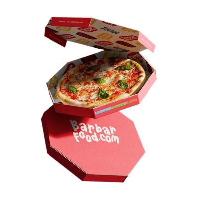 China Recycled Materials Factory Cheap Custom Corrugated Cardboard Pizza Packaging Boxes Price Supplier for sale