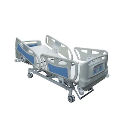 China BT-AE002 5 Functions Intensive Care Electric Bed Metal ICU Medical Patient Bed With Translucent ABS Rails X-Ray Price for sale