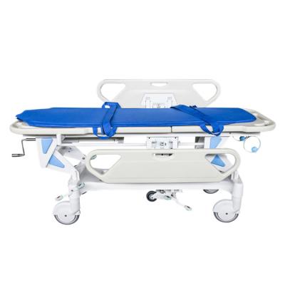 China Hospital Hospital Stretchers BT-TR002 Hospital Equipment Furniture Two Functions Manual Adjustable Stretcher Bed Hospital Medical Stretchers for sale