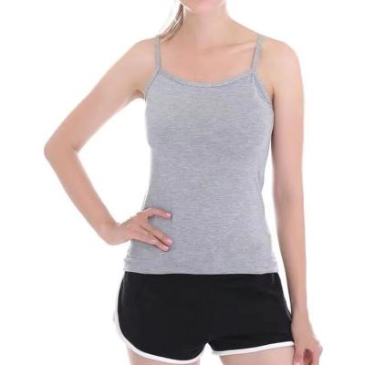 China Comfortable direct wholesale sexy backless ladies summer large size sleepwear vest for sale