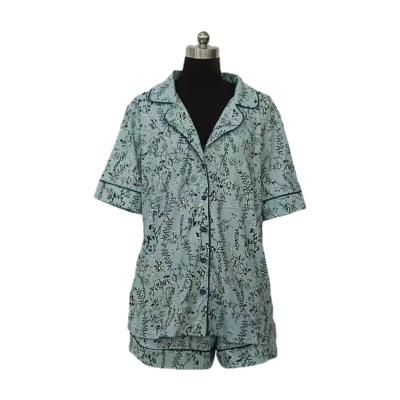 China Comfortable Professional Factory Four Seasons Modal Comfortable Short Sleeve Suit Ladies Sleepwear for sale