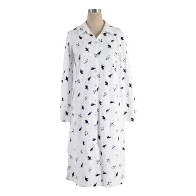 China China Best Quality Sleepwear Plus Size Women Comfortable Manufacturer Long Sleeve Shirt Pajamas for sale