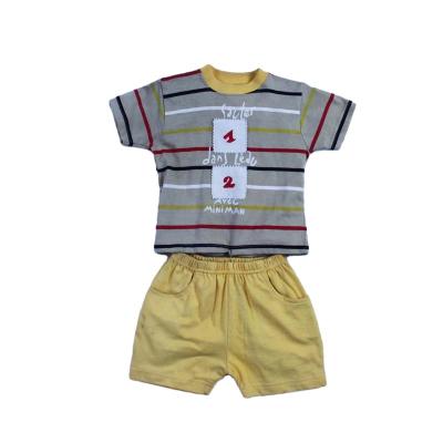 China China Manufacturer Hot Sale Four Comfortable Seasons Short Sleeve Cartoon Printing Suit Boys Girls Wear for sale