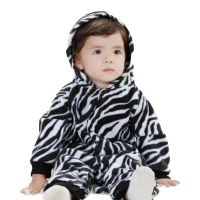 China Cozy Factory Directly Supply Children's Animal Cotton Stripe Print Baby Romper for sale