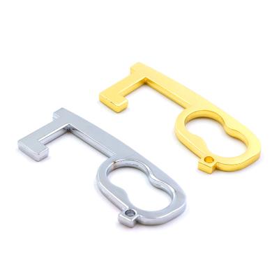 China Touchless Gate Opener Factory Price Key Chain Self Defense No Touch Multitool Key Chain for sale