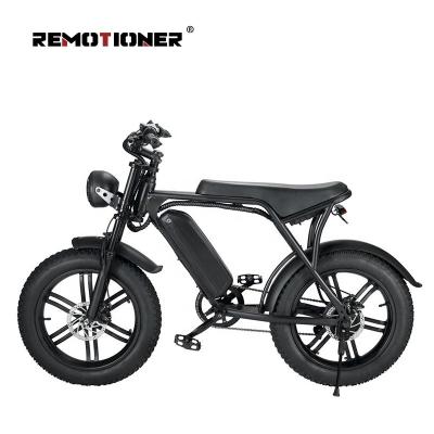 China City Useful High Speed ​​Electric Mountain Bike With Pedals Disc Brake, 20 Inch Tire Offroad Electric Fat Bike Electric Hybrid Bike for sale