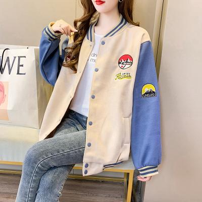 China Breathable the spring and autumn period and easy jackets baseball joker leisure trend college uniform coat for sale