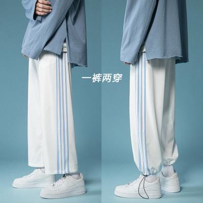 China Women Anti-pilling Wide Leg High Waist Comfortable Loose Fit Pants Strenthy Long Straight Casual Female Loose Pants Women for sale