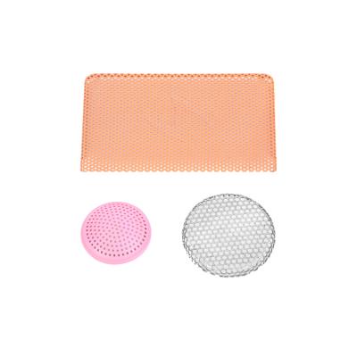 China Mesh Customized Round Rectangle Metal Protector Mesh Speaker Grille Plate Cover for sale