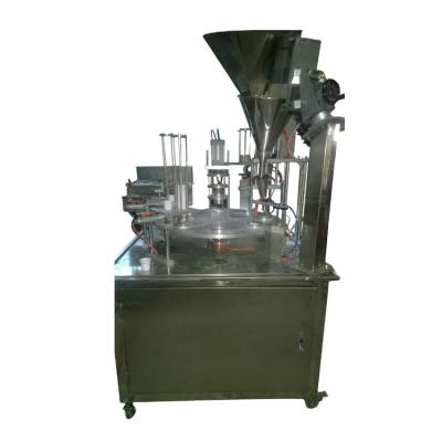 China High Quality Beverage CE Automatic Rotary Powder Yogurt Drinking K Cup Filling And Sealing Machine for sale