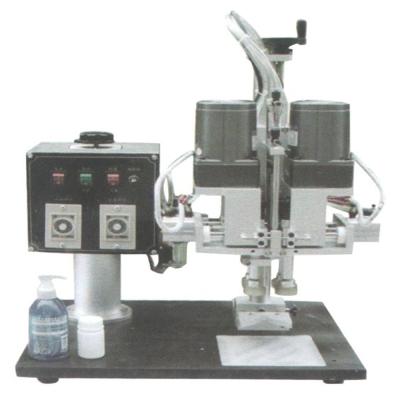 China Beverage Table Top Semi-automatic Small Manual Capping Machine for sale